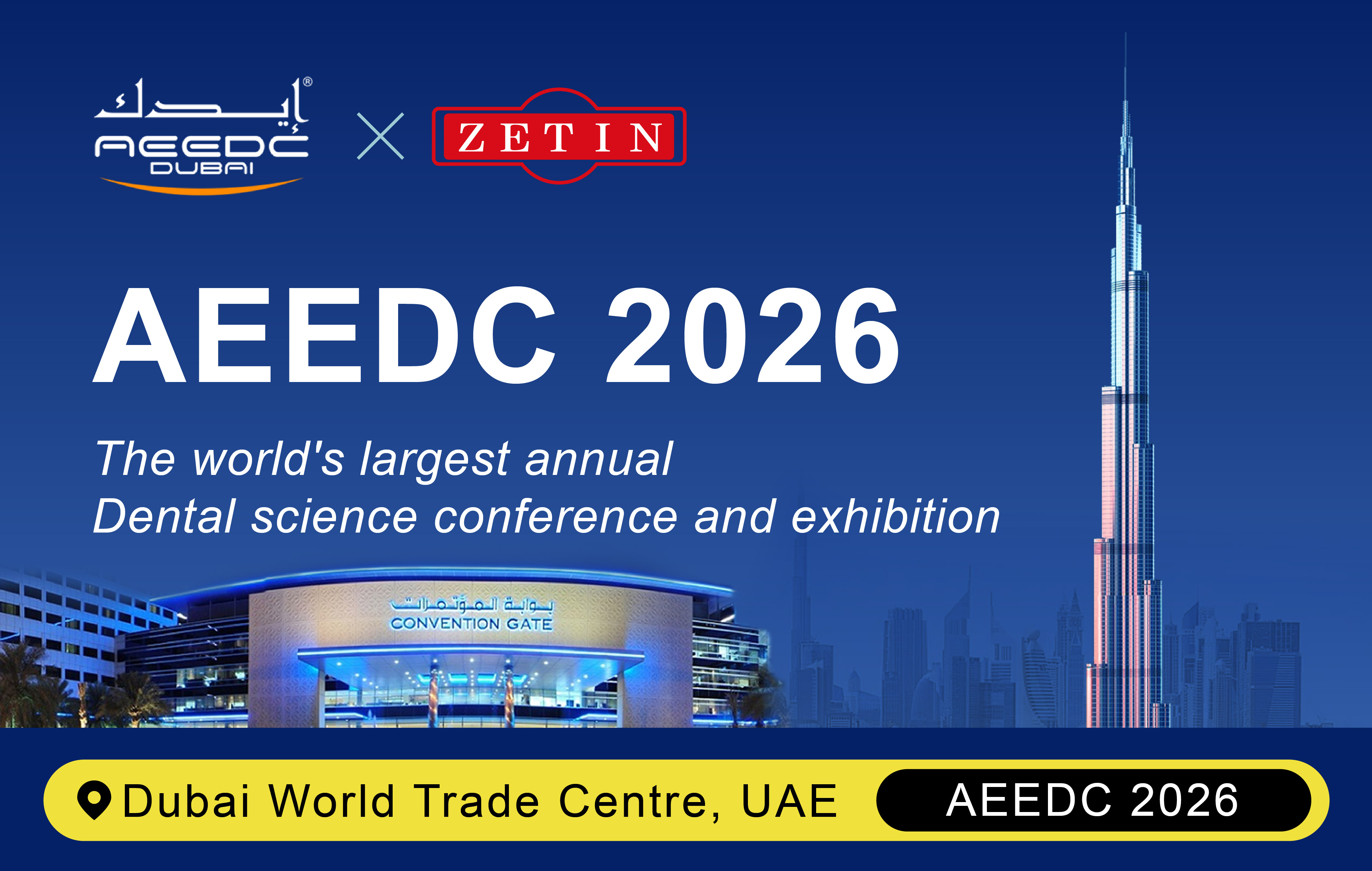 ZETIN sincerely invites you to visit our booth at AEEDC 2026